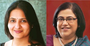 Ashu Suyash (left) will succeed Roopa Kudva as MD & Ceo of Crisil